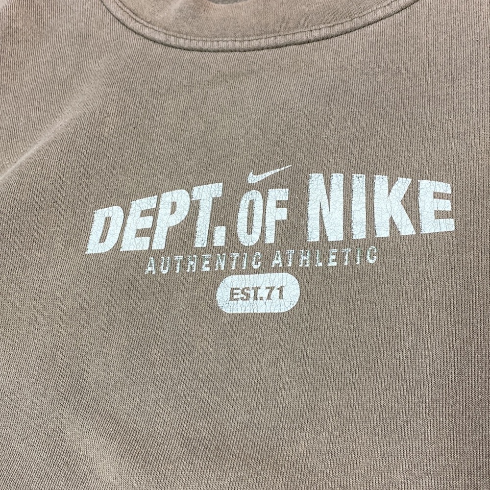 Vintage Nike Brown Crewneck Sweatshirt Size XL Rare USA - Picture 10 of 14